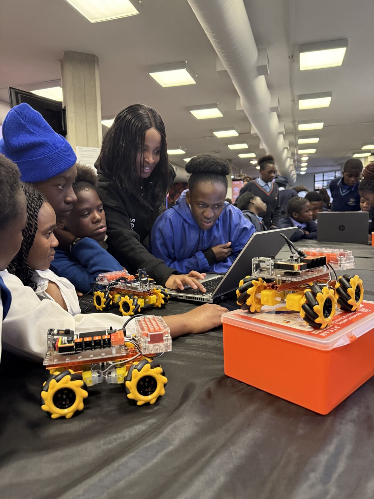 Students Learning Coding